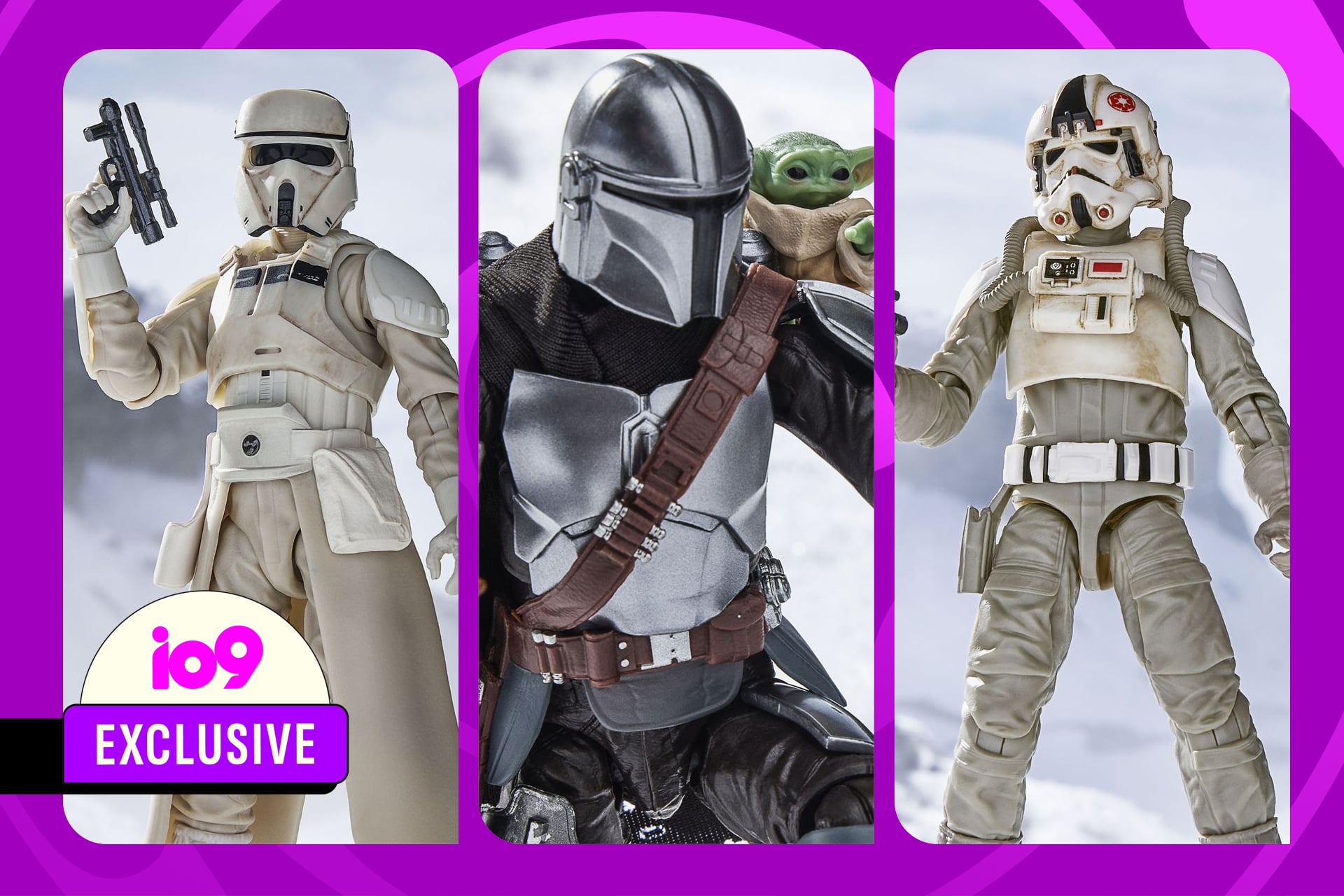 Hasbro Star Wars Black Series Mandalorian And Grogu Figures