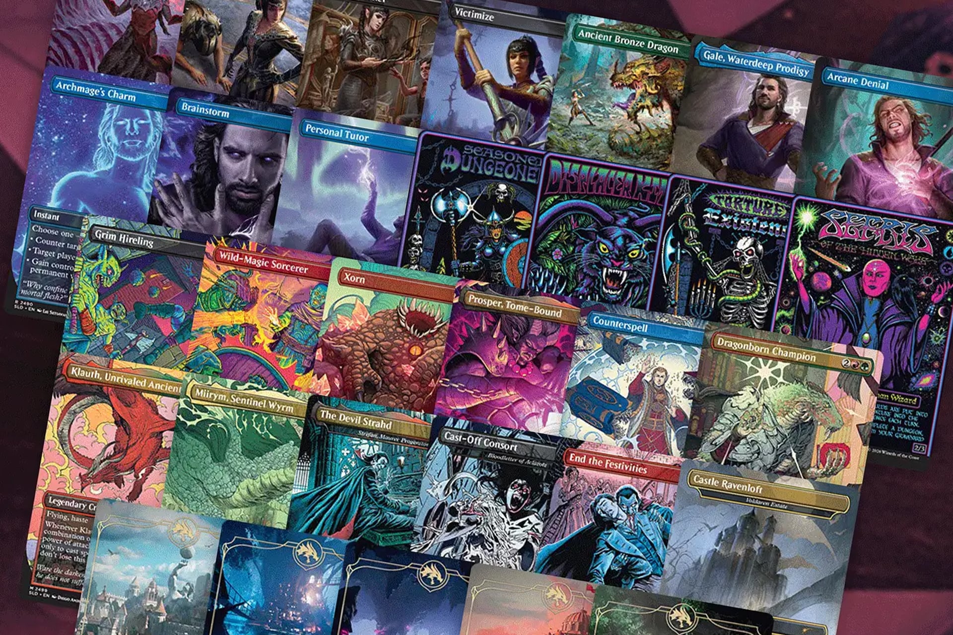 Magic The Gathering Secret Lair Dungeons And Dragons Superdrop Bundle