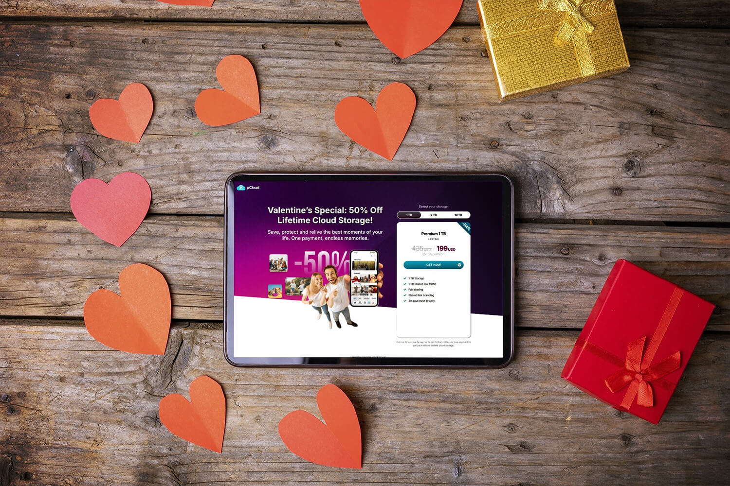 Pcloud Valentine's Day Promotion