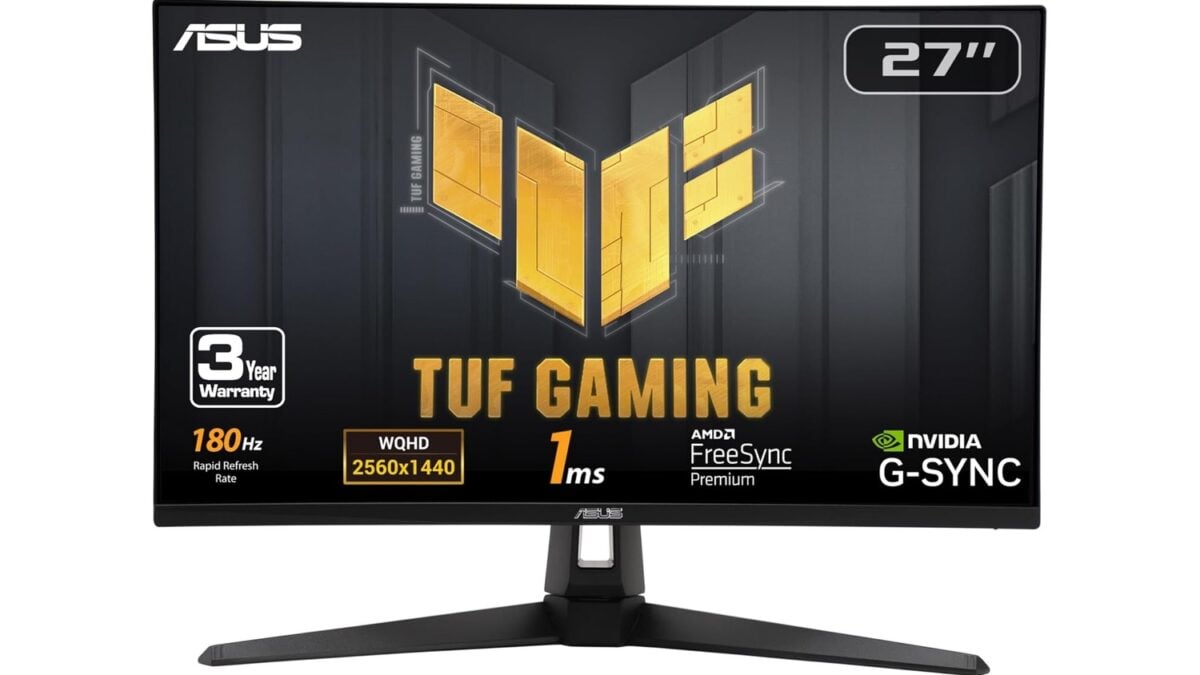 ASUS TUF 27” HDR Gaming Monitor Briefly Returns to Black Friday Pricing ...