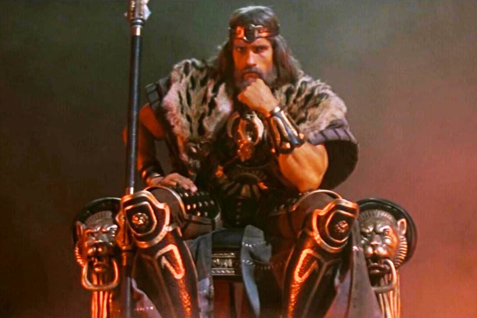 Arnold Schwarzenegger as King Conan.