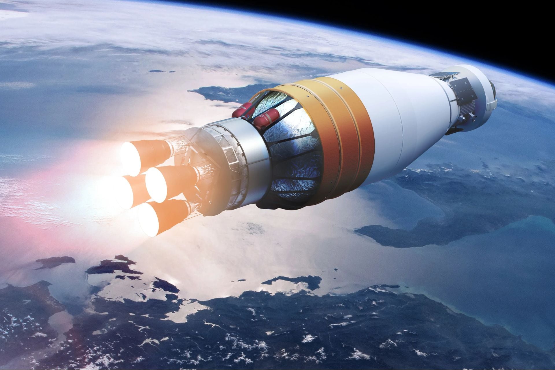 Boeing's Exploration Upper Stage (EUS) was supposed to be a four-engine liquid hydrogen/liquid oxygen in-space stage on the Space Launch System (SLS) Block 1B and Block 2 rockets