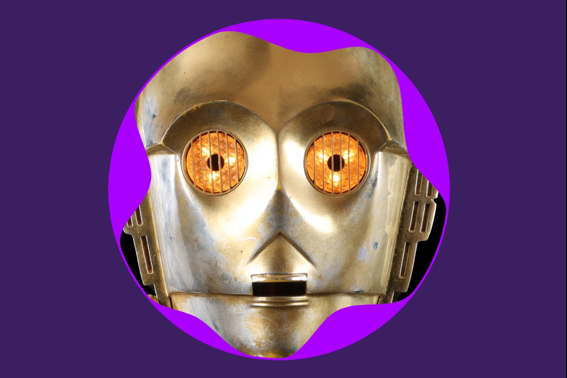 Some lucky collector now owns the light-up C-3PO head from 'Star Wars: The Empire Strikes Back.'