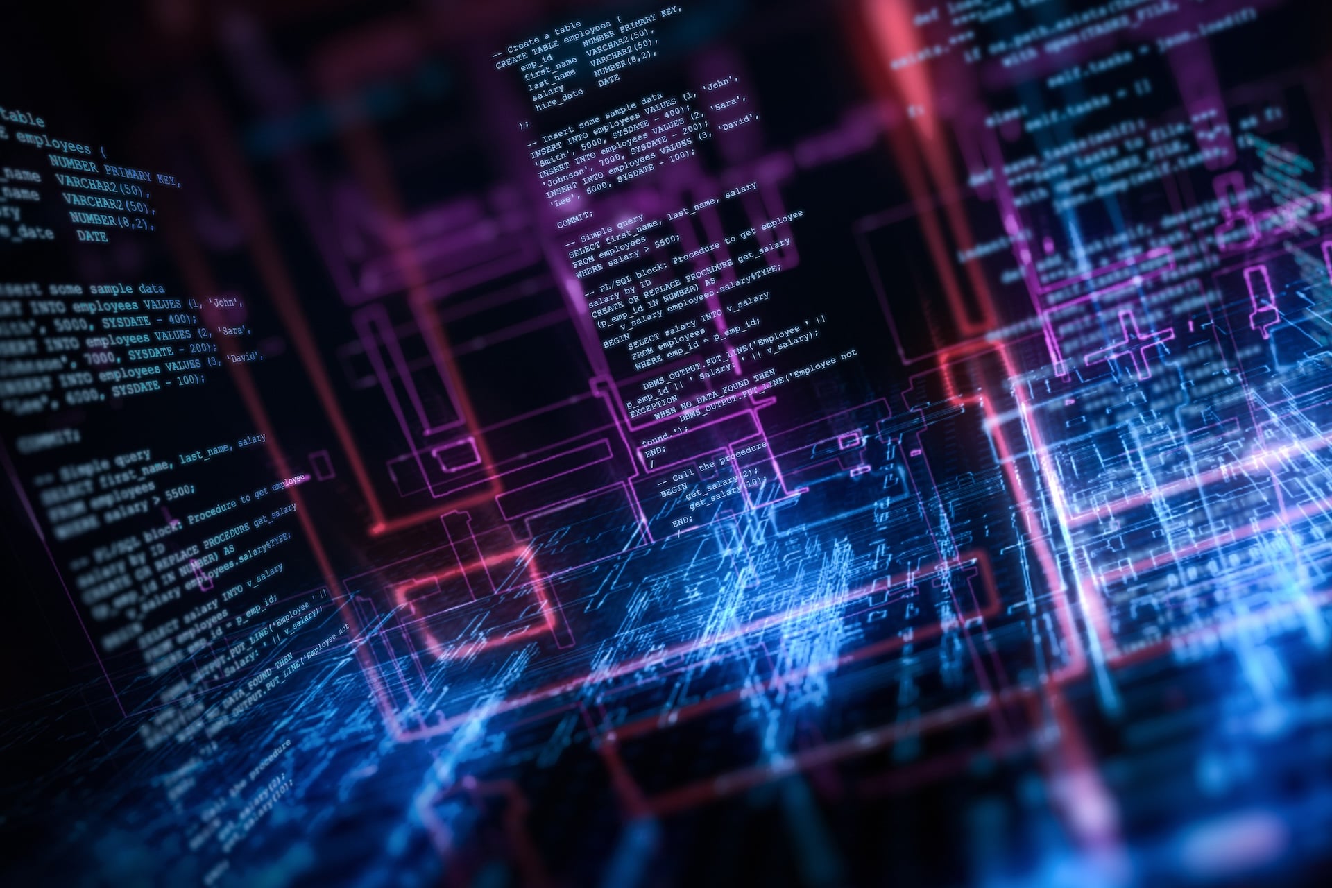 An abstract illustration representing programming.