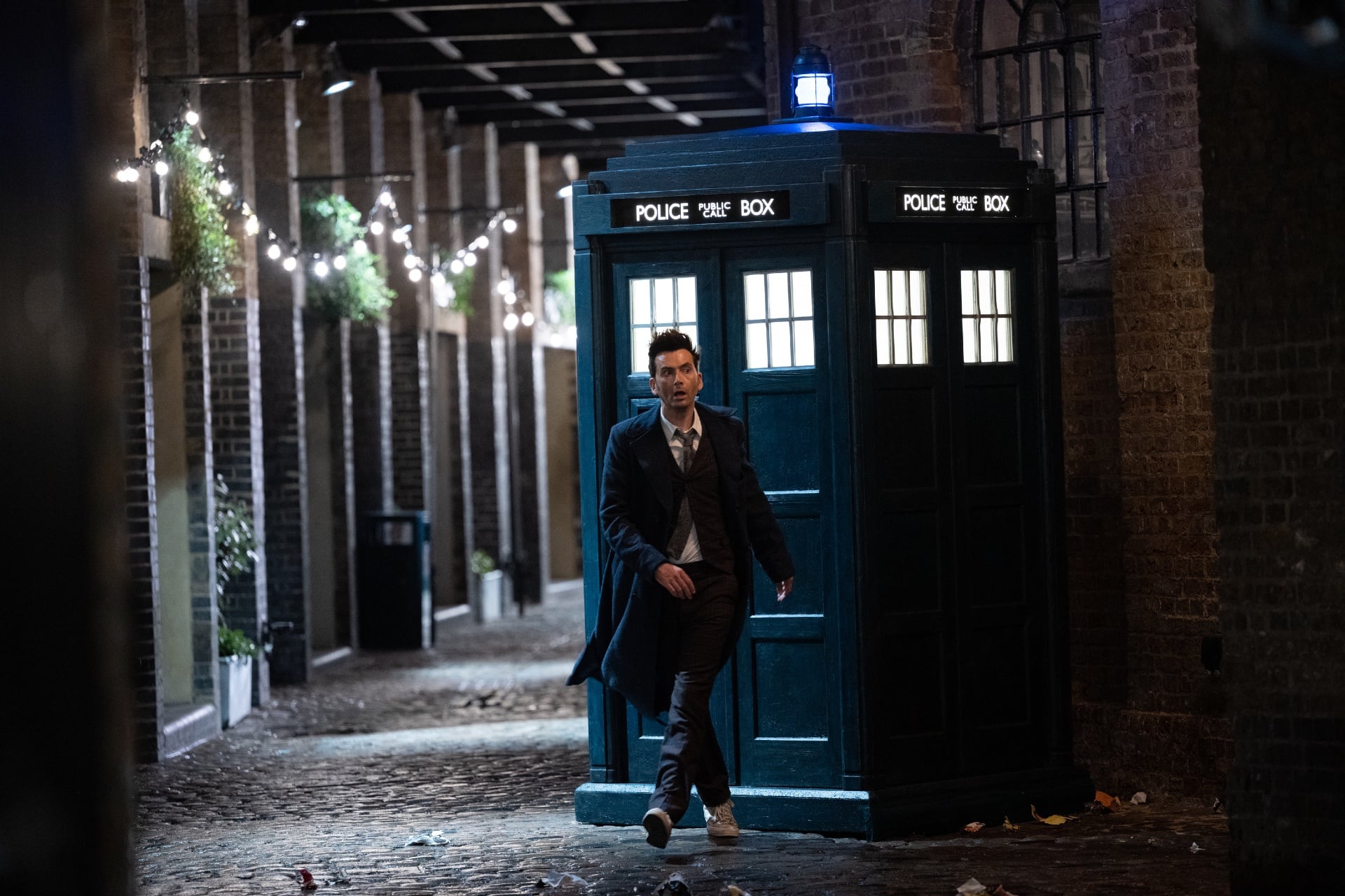 David Tennant as the Fourteenth Doctor in 'The Star Beast' special episode.