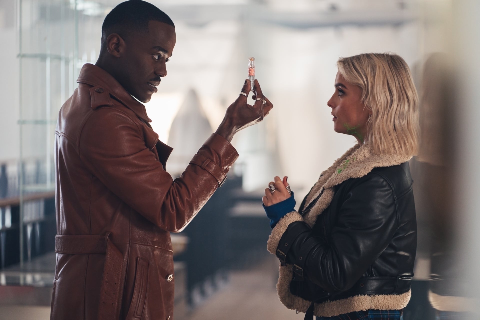 The Fifteenth Doctor (Ncuti Gatwa) and Ruby Sunday (Millie Gibson) in 'Lucky Day.'