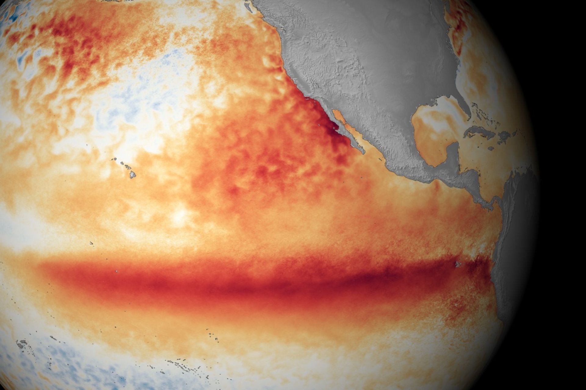 El Nino Temperature Map