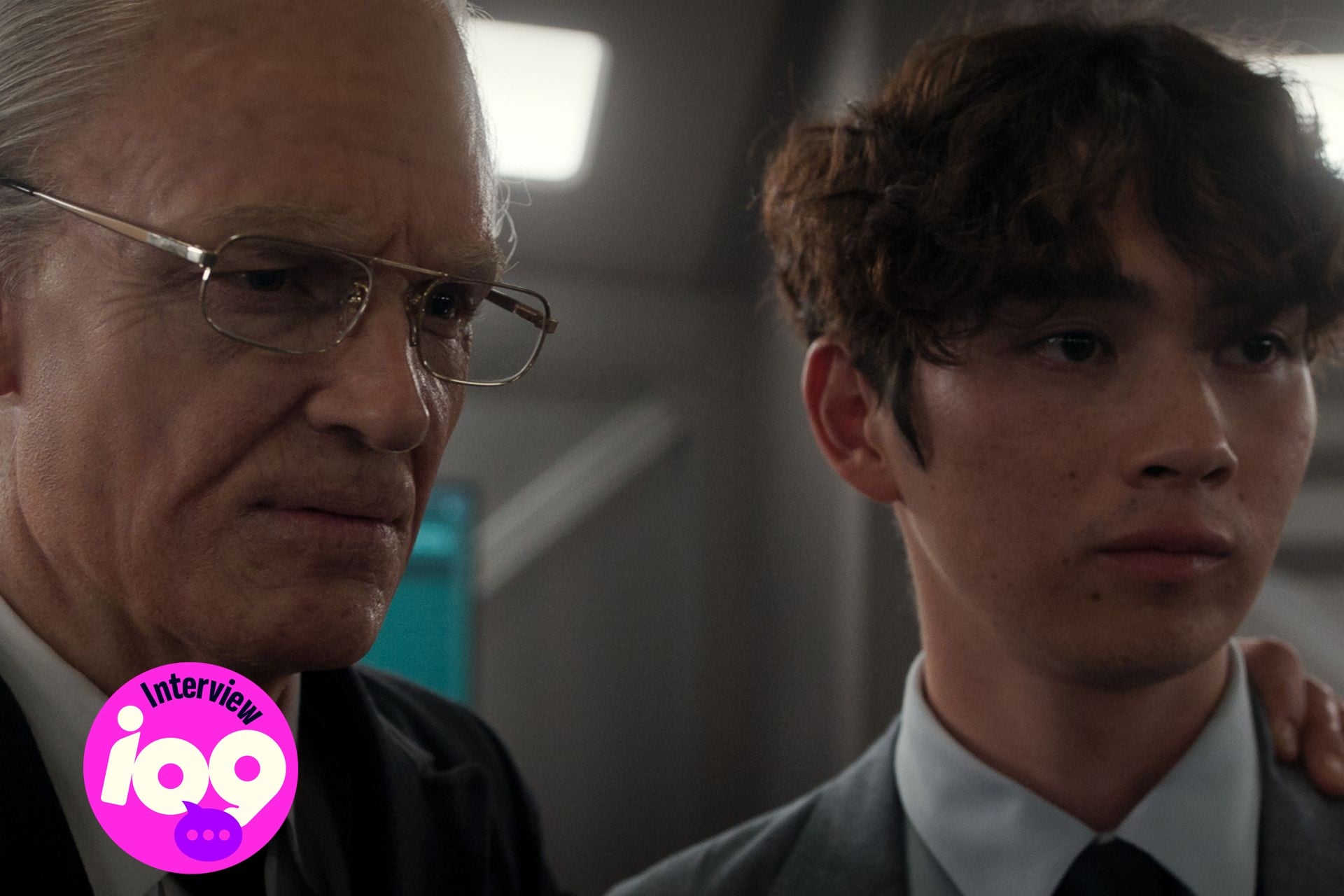 Ed Baldwin (Joel Kinnaman) and his grandson Alex (Sean Kaufman) in For All Mankind season 5.