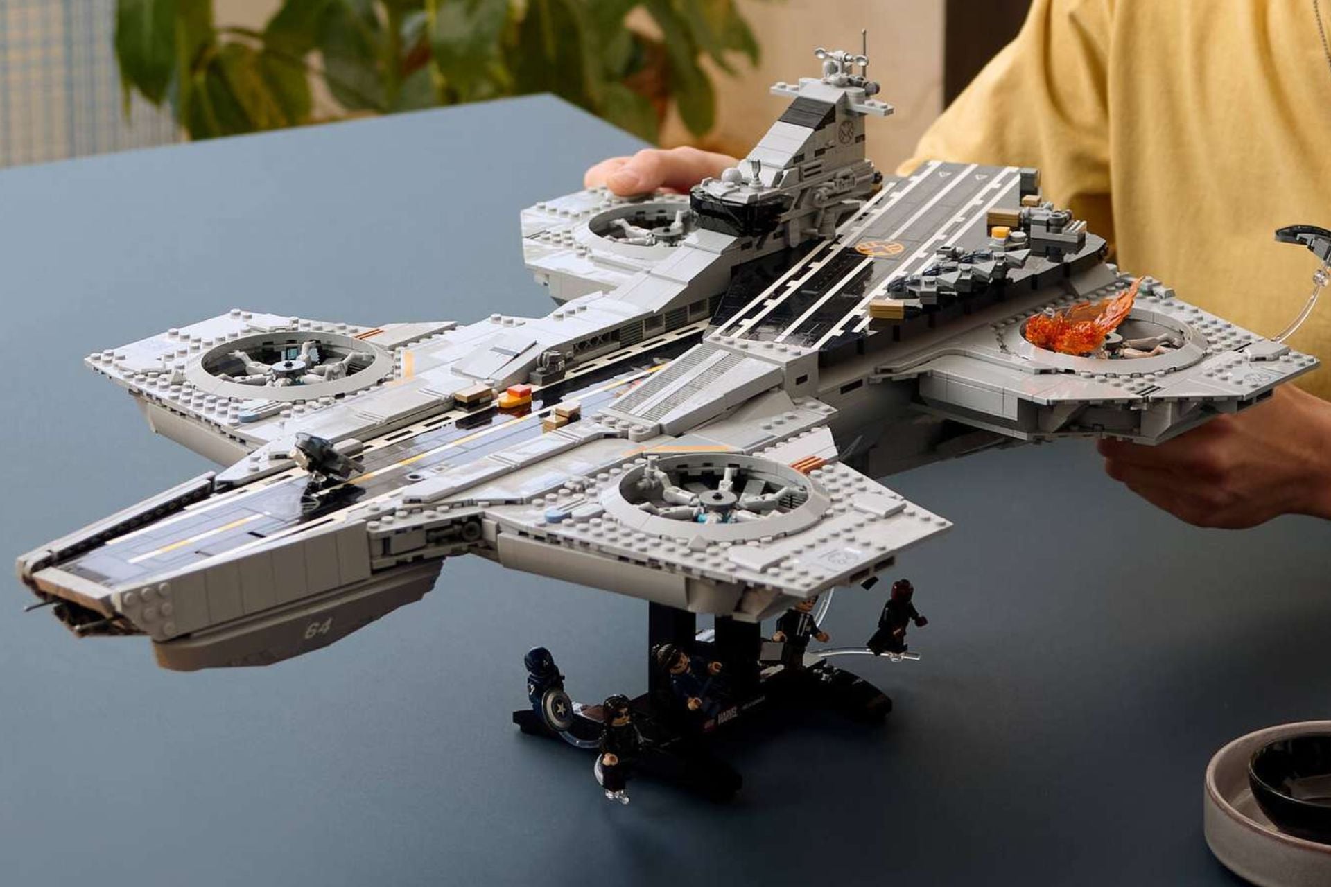 Lego has a new and improved SHIELD Helicarrier coming in June.