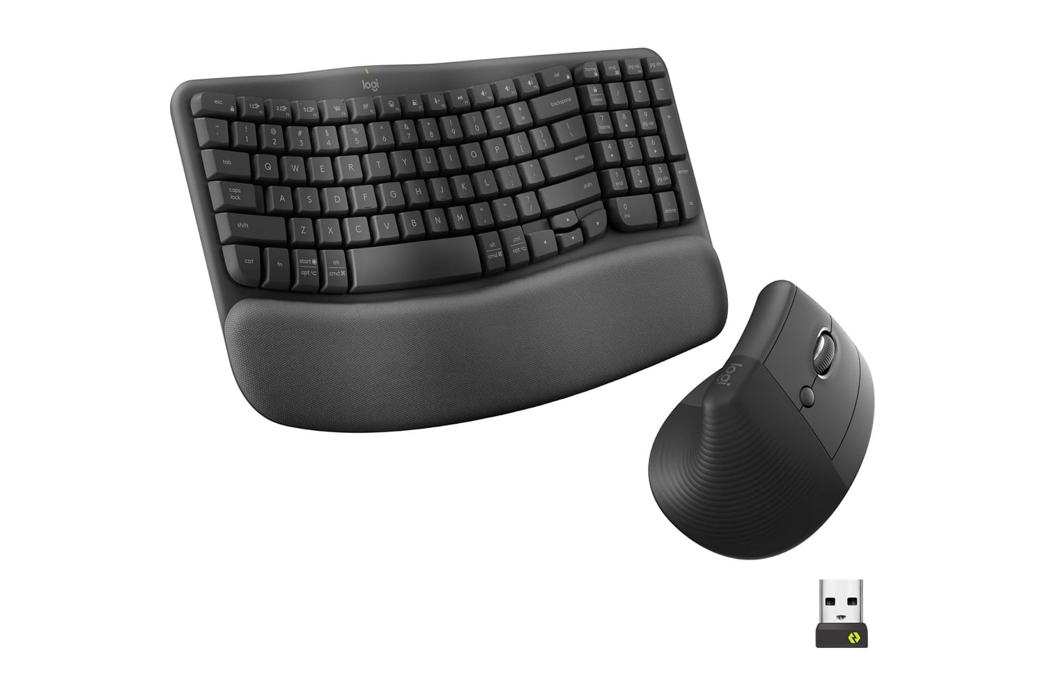Logitech Wave Keys & Lift Vertical Mouse