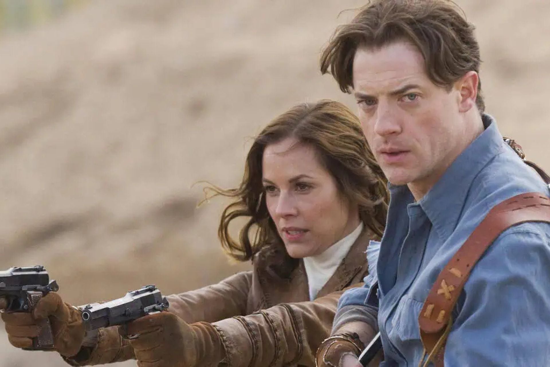 Maria Bello took over the role of Evie in 'The Mummy: Tomb of the Dragon Emperor.'