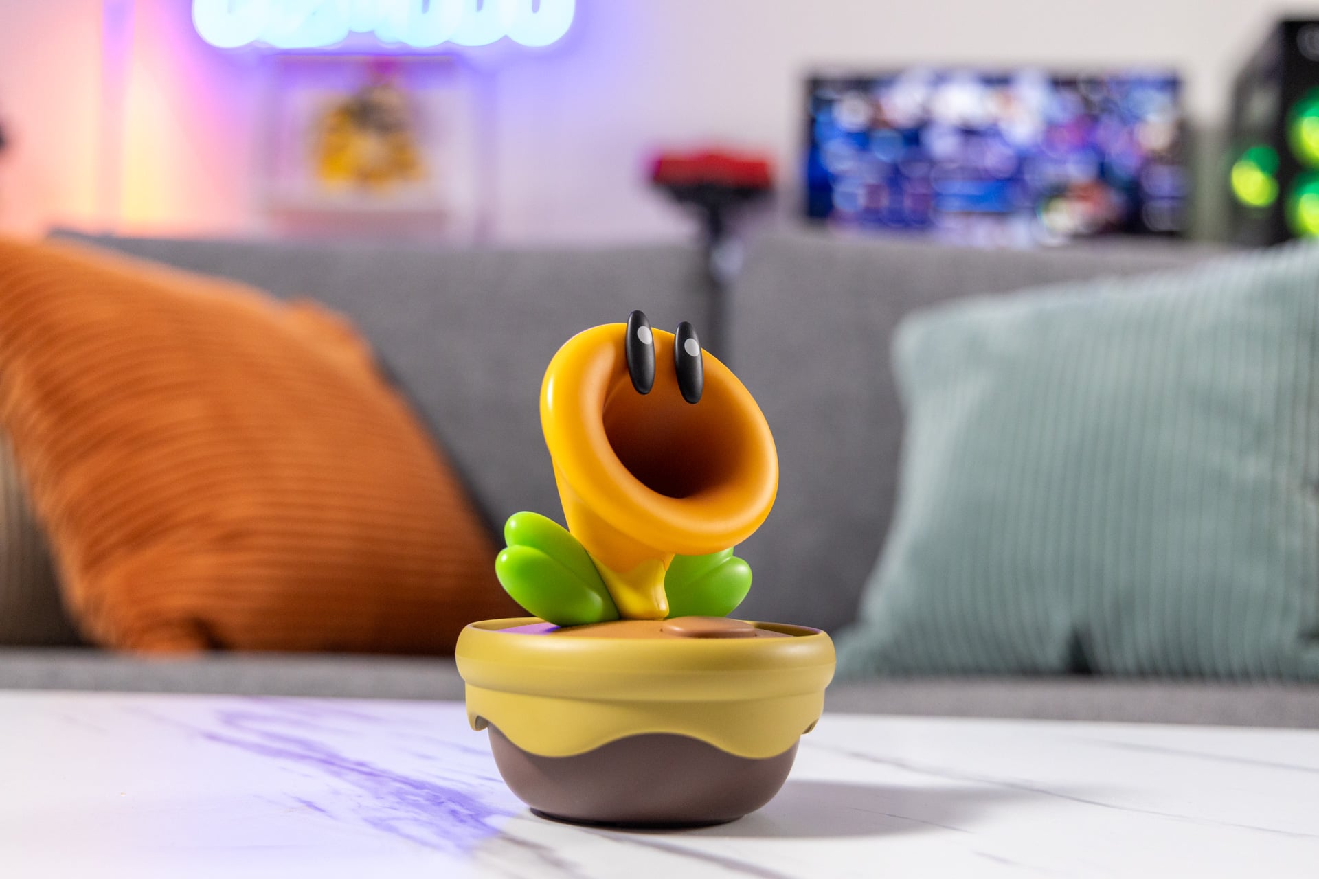 Nintendo's Talking Flower doesn't do anything but jabber at specific moments of the day. 
