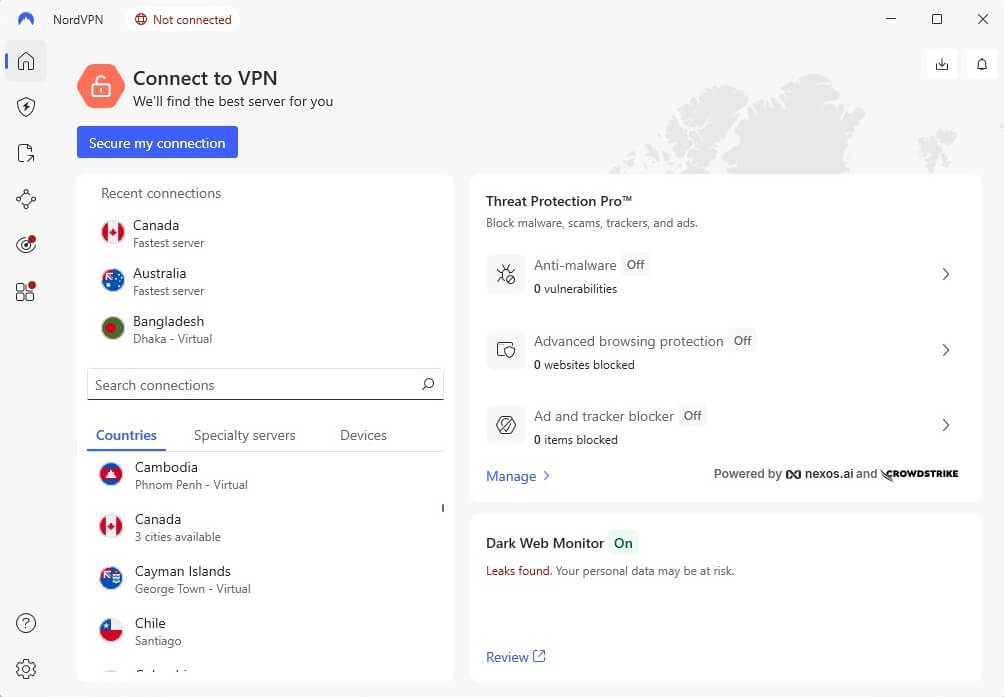 Nordvpn App Windows Light