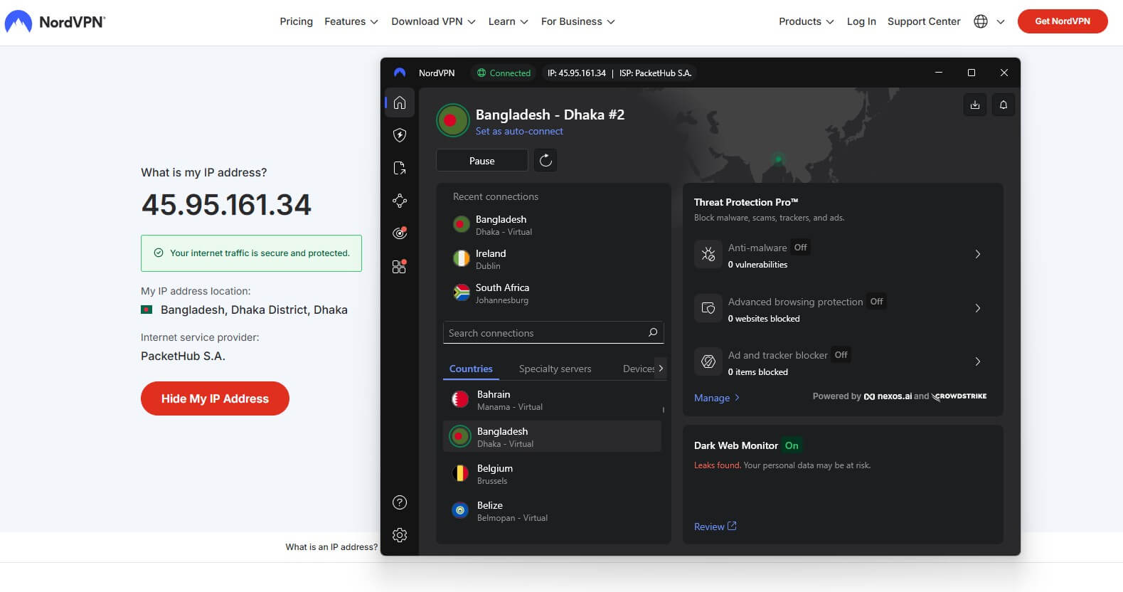 Nordvpn Bangladesh Ip Connected