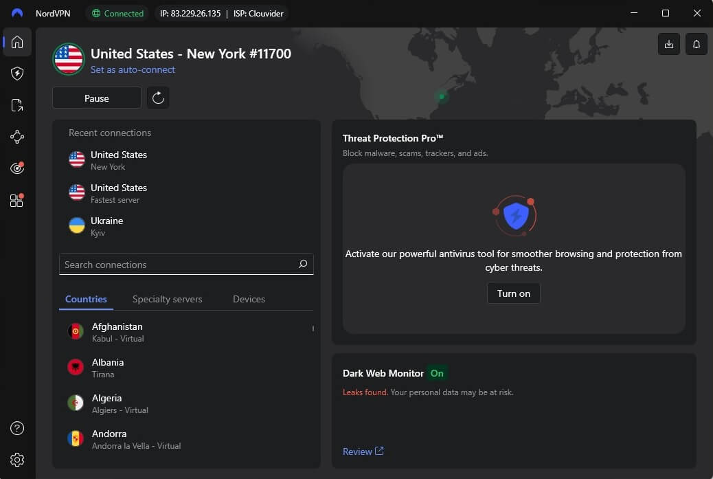 Nordvpn New York Ip Connected