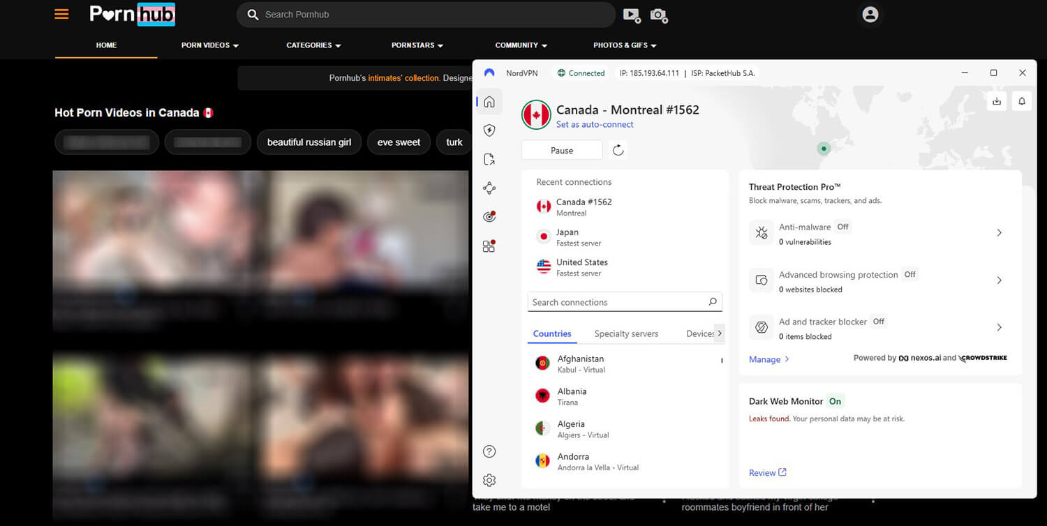Nordvpn Pornhub in Indonesia Bali