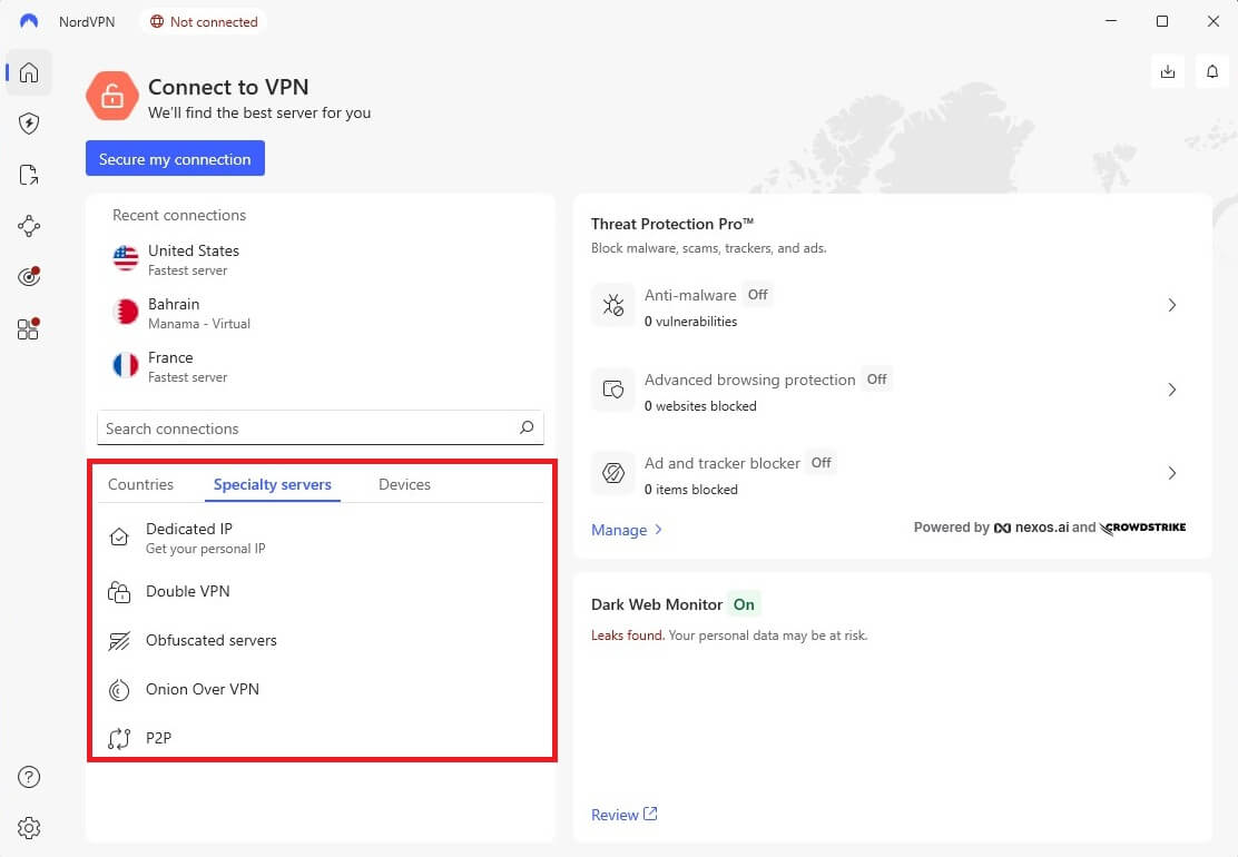 Nordvpn Review Specialty Servers