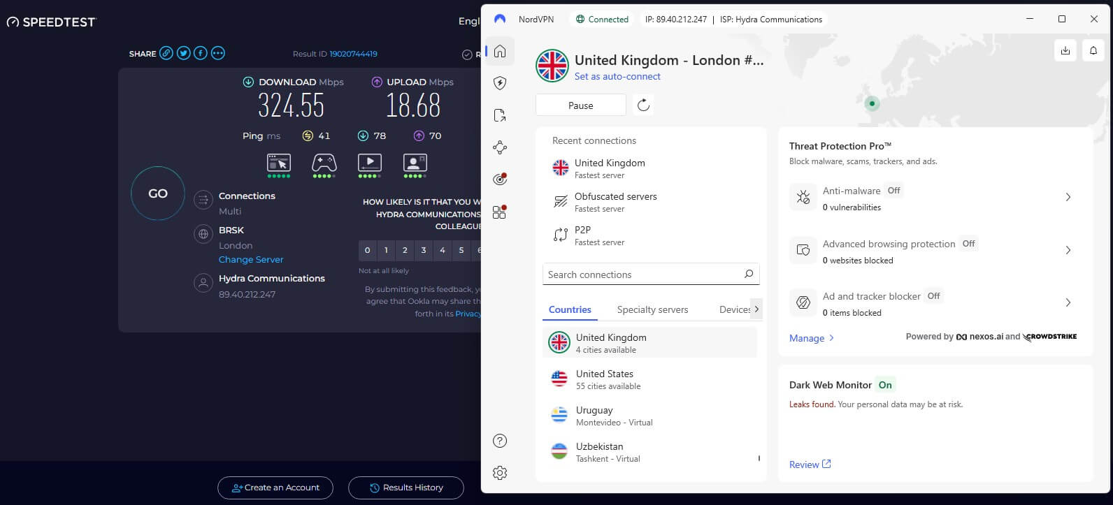 Nordvpn Speed Test Uk
