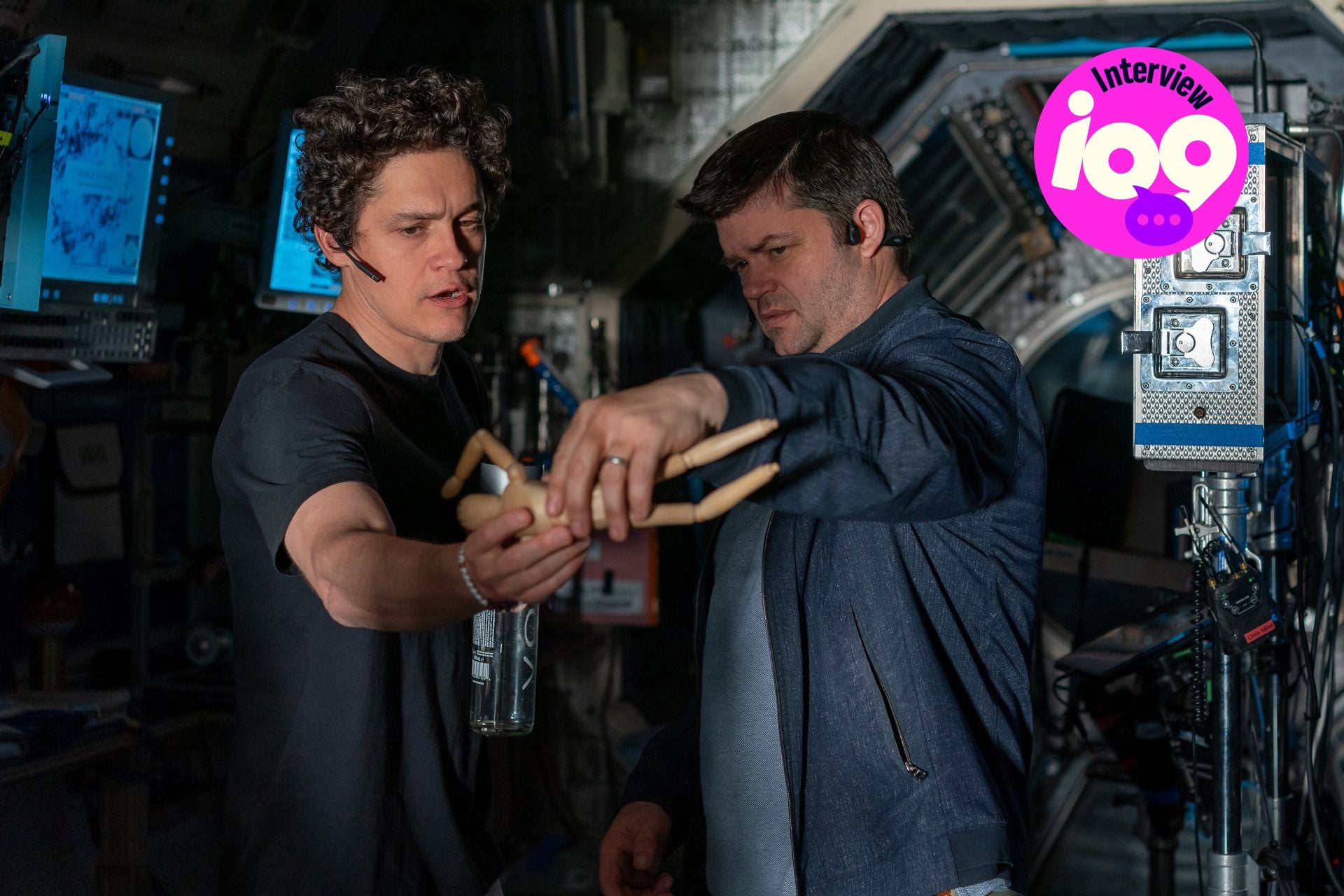 Phil Lord and Chris Miller on the set of 'Project Hail Mary.'