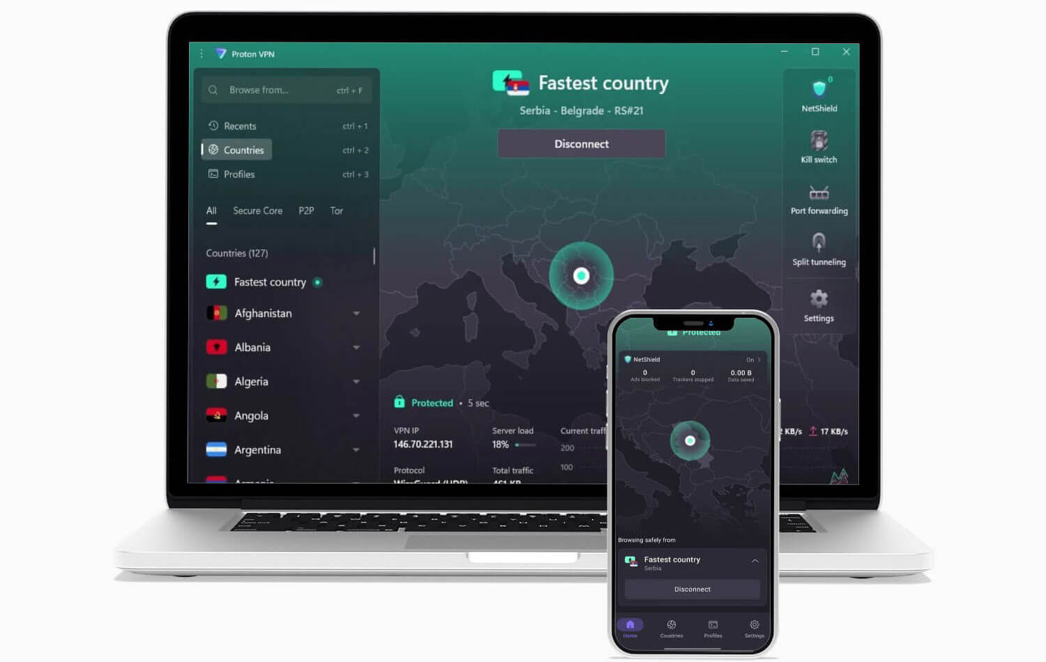 Proton VPN apps - best secure VPN for privacy