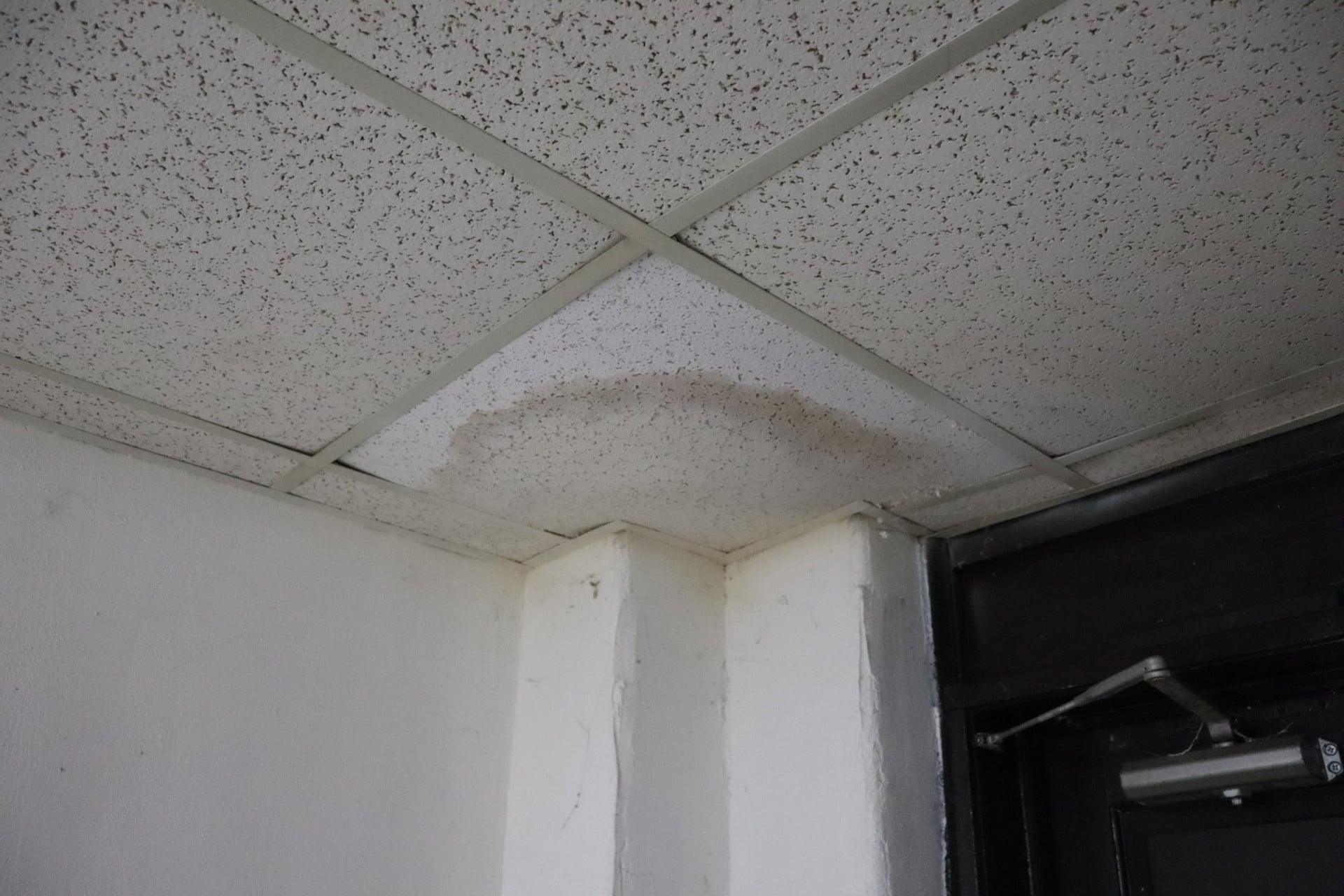 Regina’s apartment and floor show signs of leaky pipes and water intrusion – a common problem in aging rental housing throughout the Southeast. 