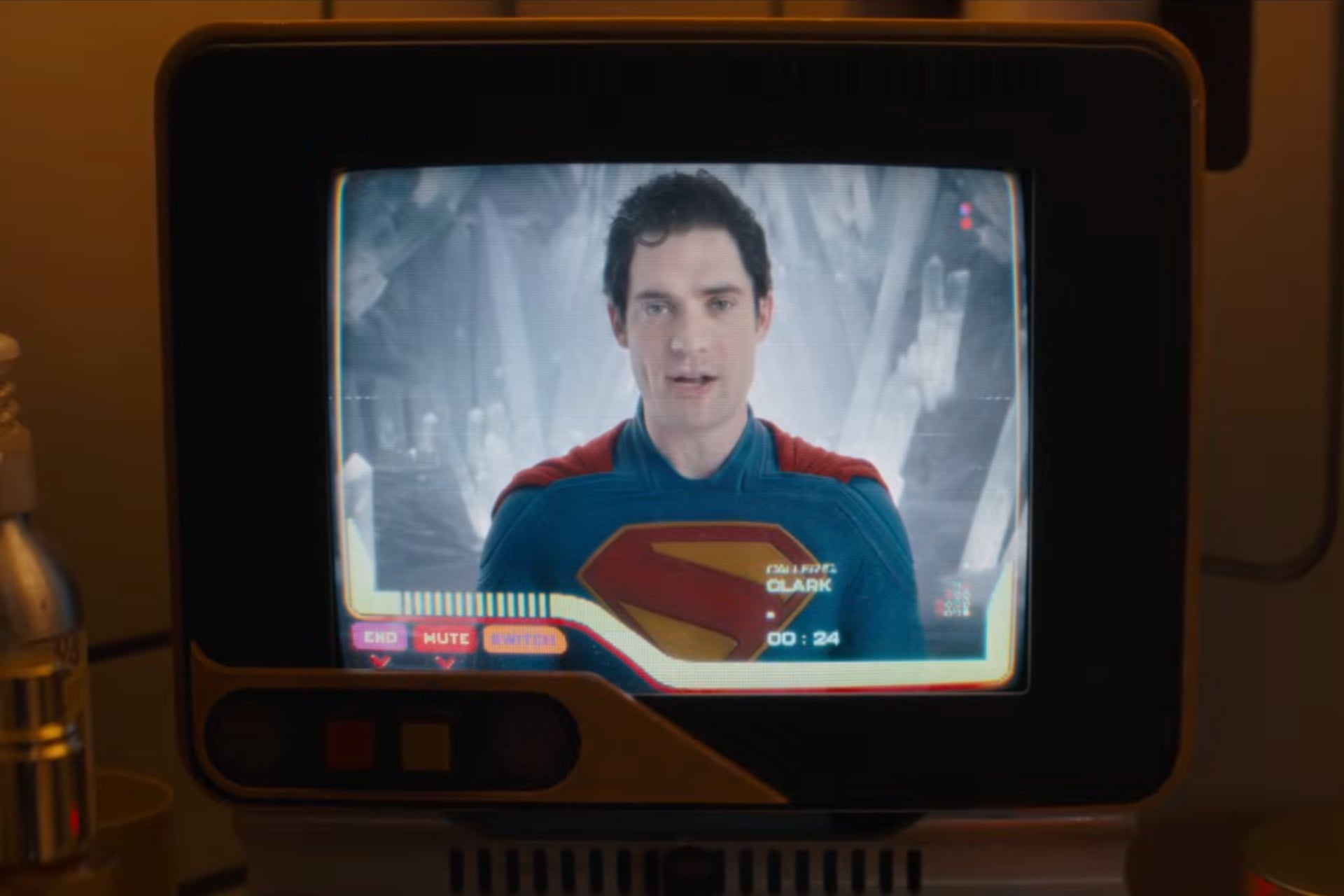 David Corenswet as Superman in 'Supergirl.'