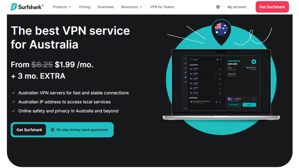 Surfshark Australia