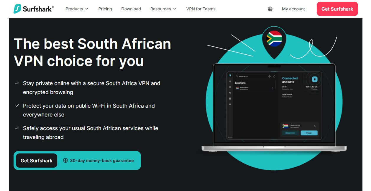 Surfshark South Africa