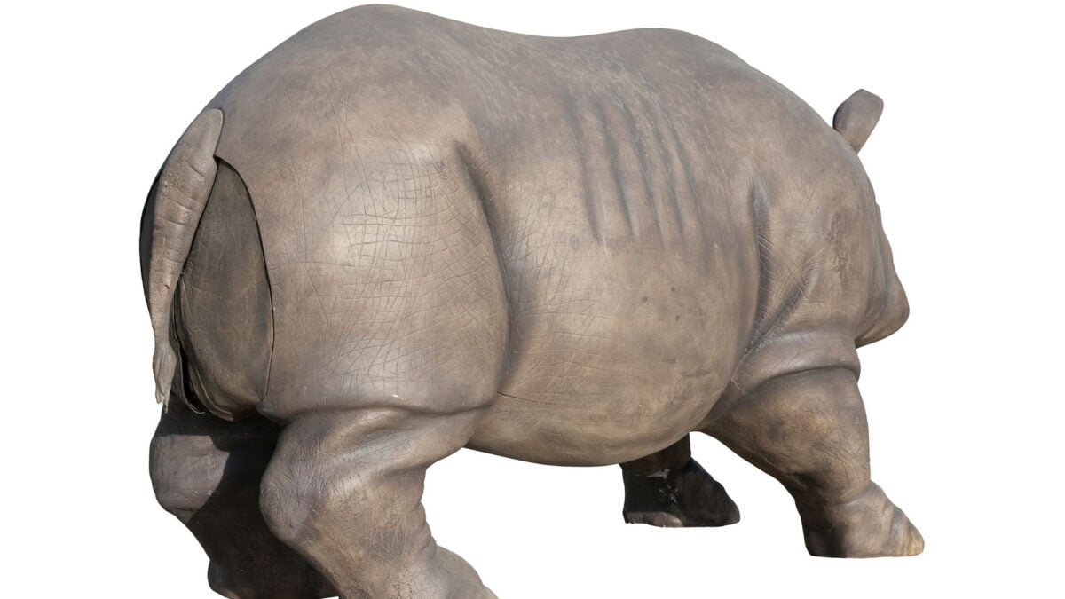'Butt Birth'-ing Rhinoceros from Ace Ventura Sequel Sold at Auction for a Whopping $60,000