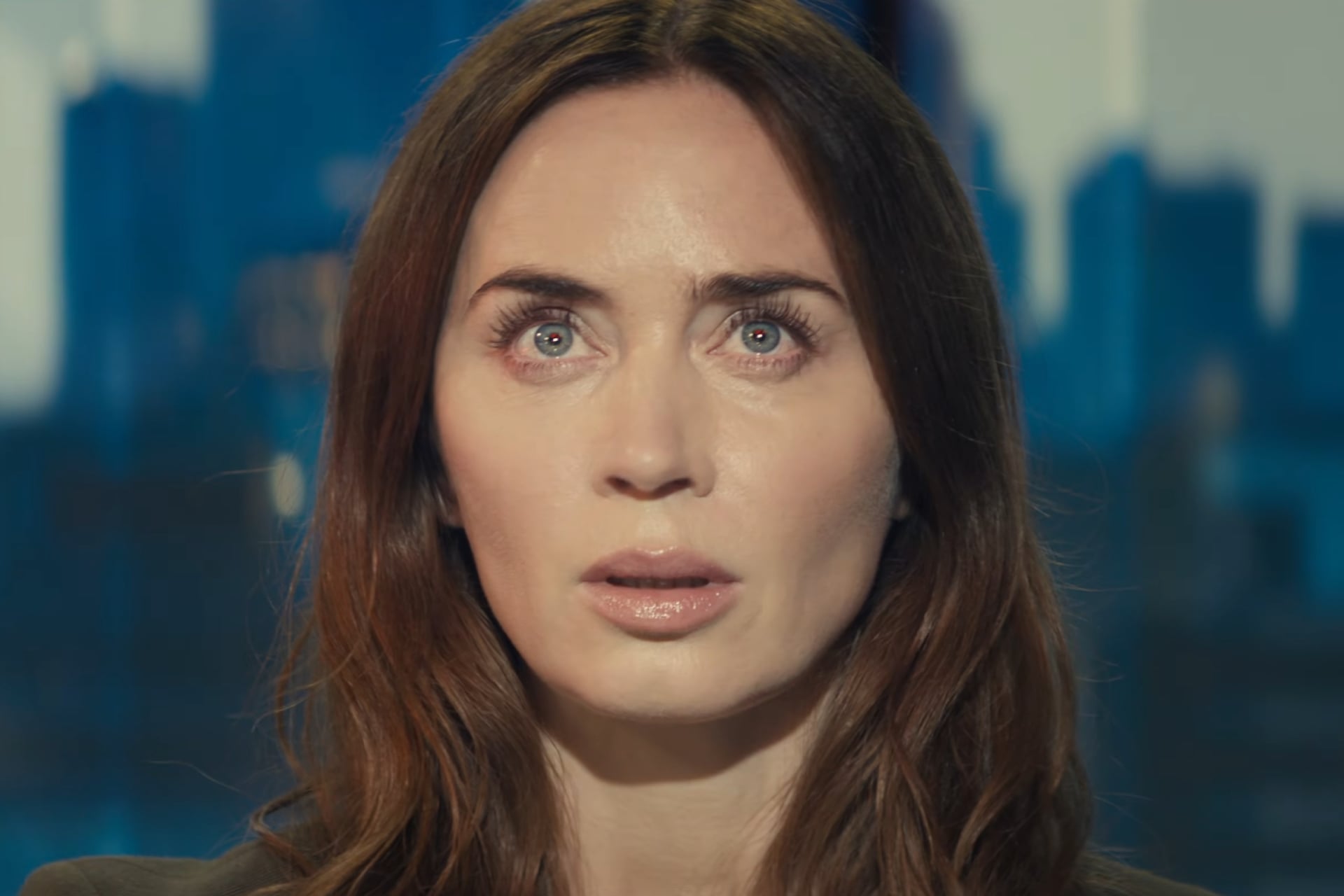 Disclosure Day still of Emily Blunt.