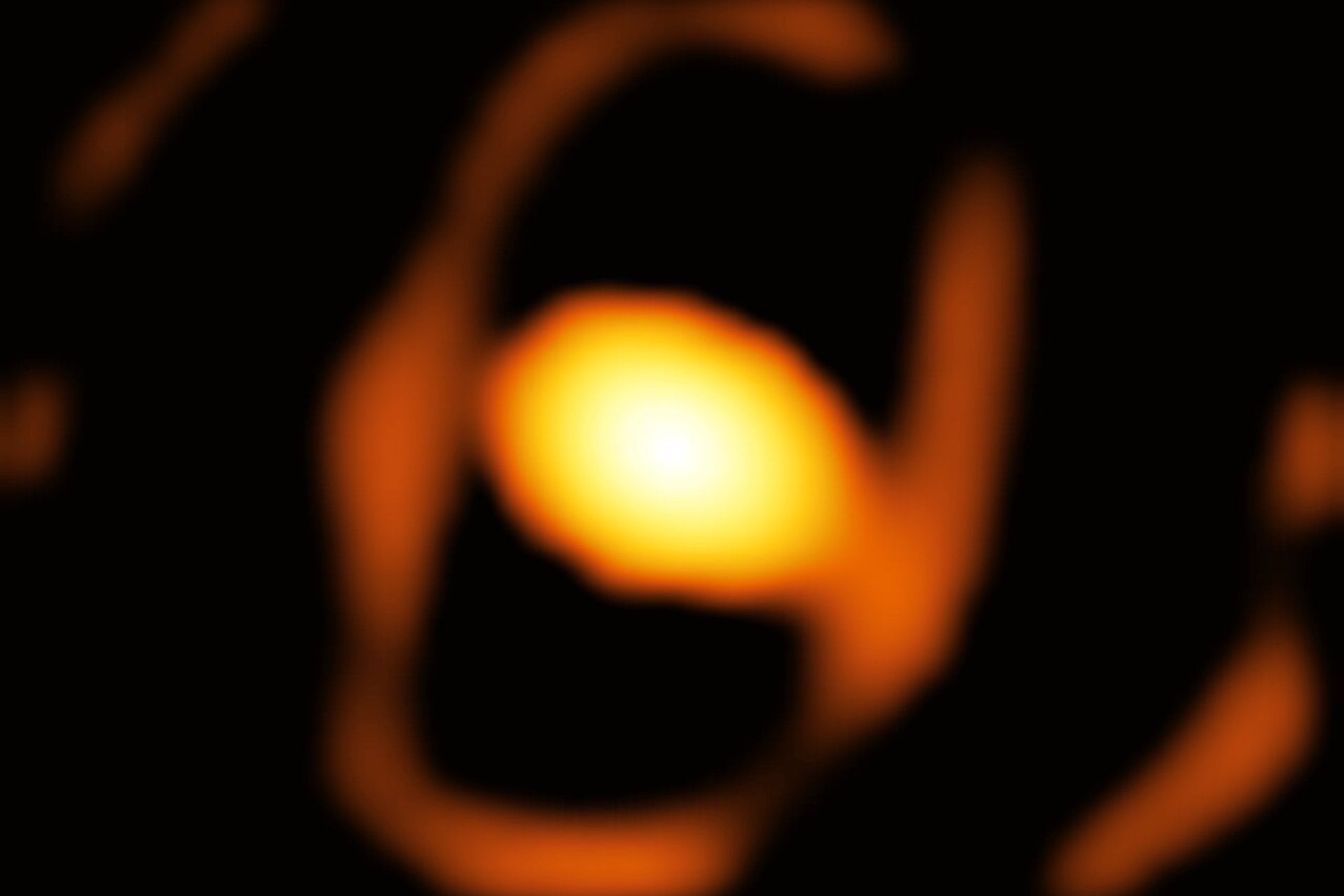 The European Southern Observatory’s Very Large Telescope Interferometer captured this image of the star WOH G64.