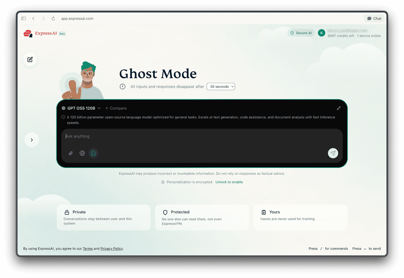 Expressai Ghost Mode