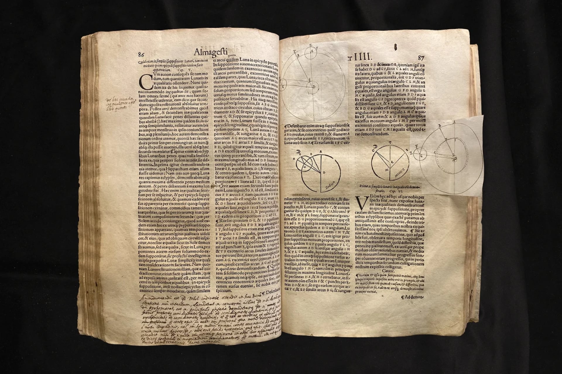 A copy of the Almagest annotated by Galileo Galilei discovered in the National Central Library of Florence.