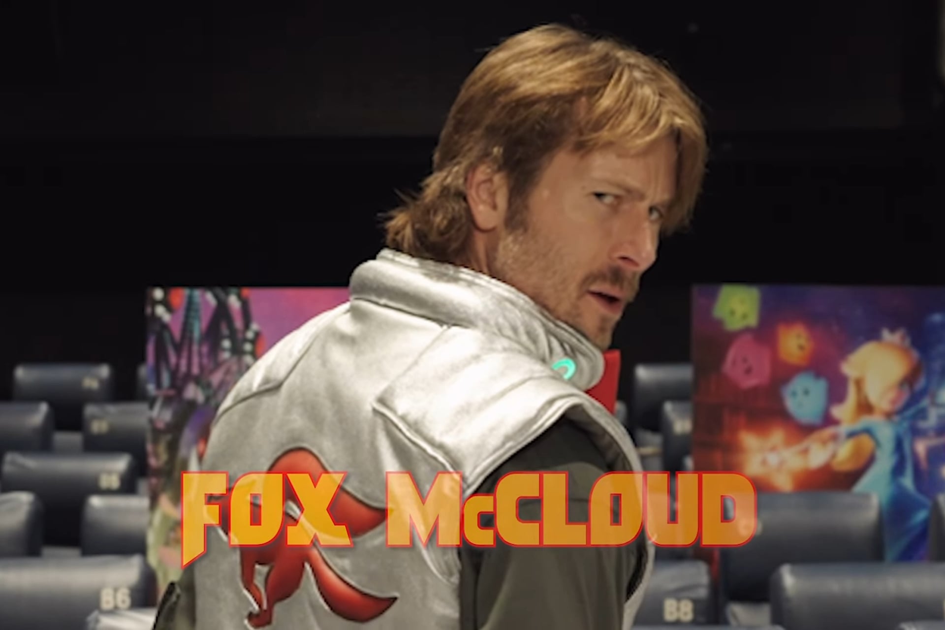 Glen Powell Fox Mccloud Super Mario Galaxy