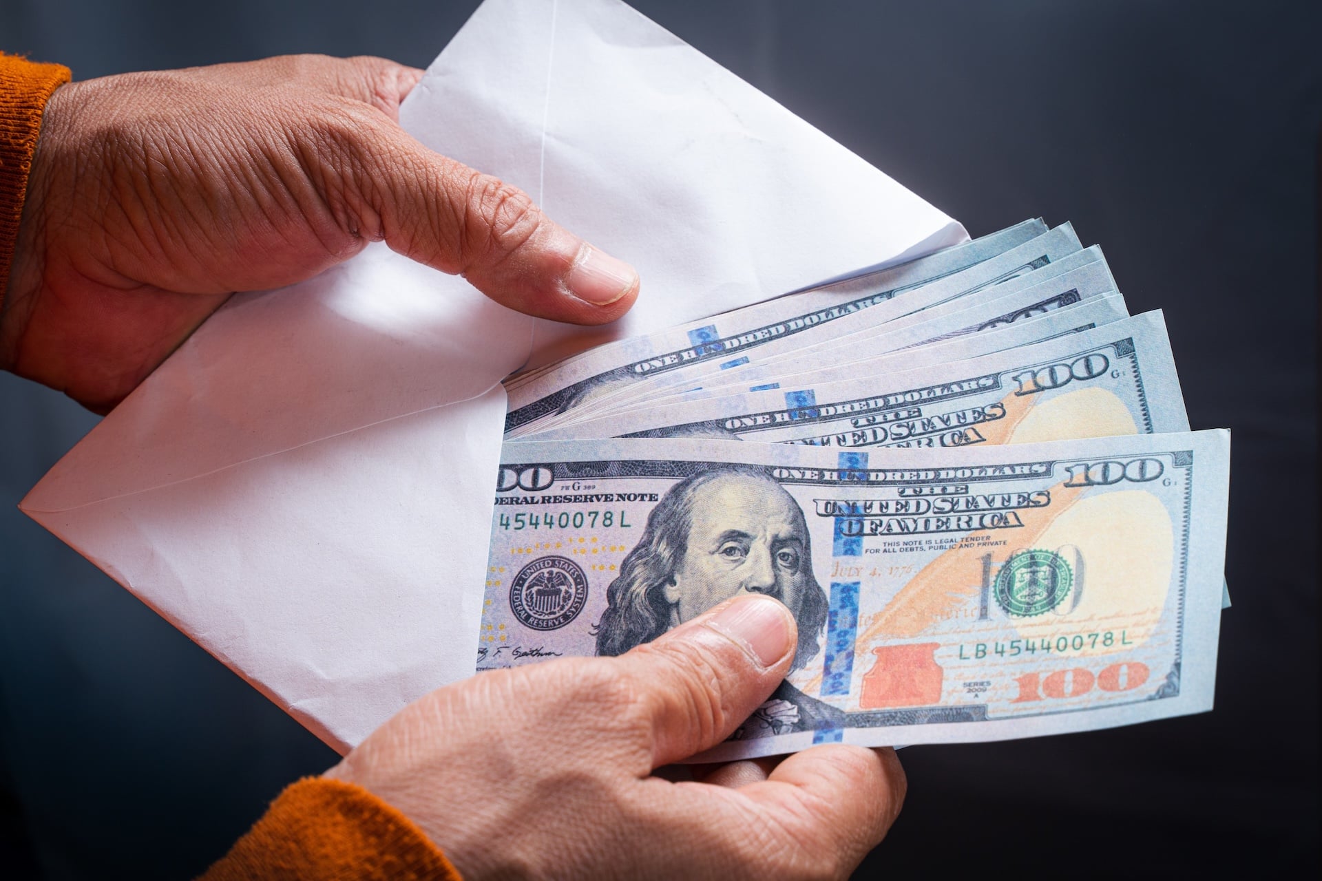 Probably not the actual method for remitting these funds.