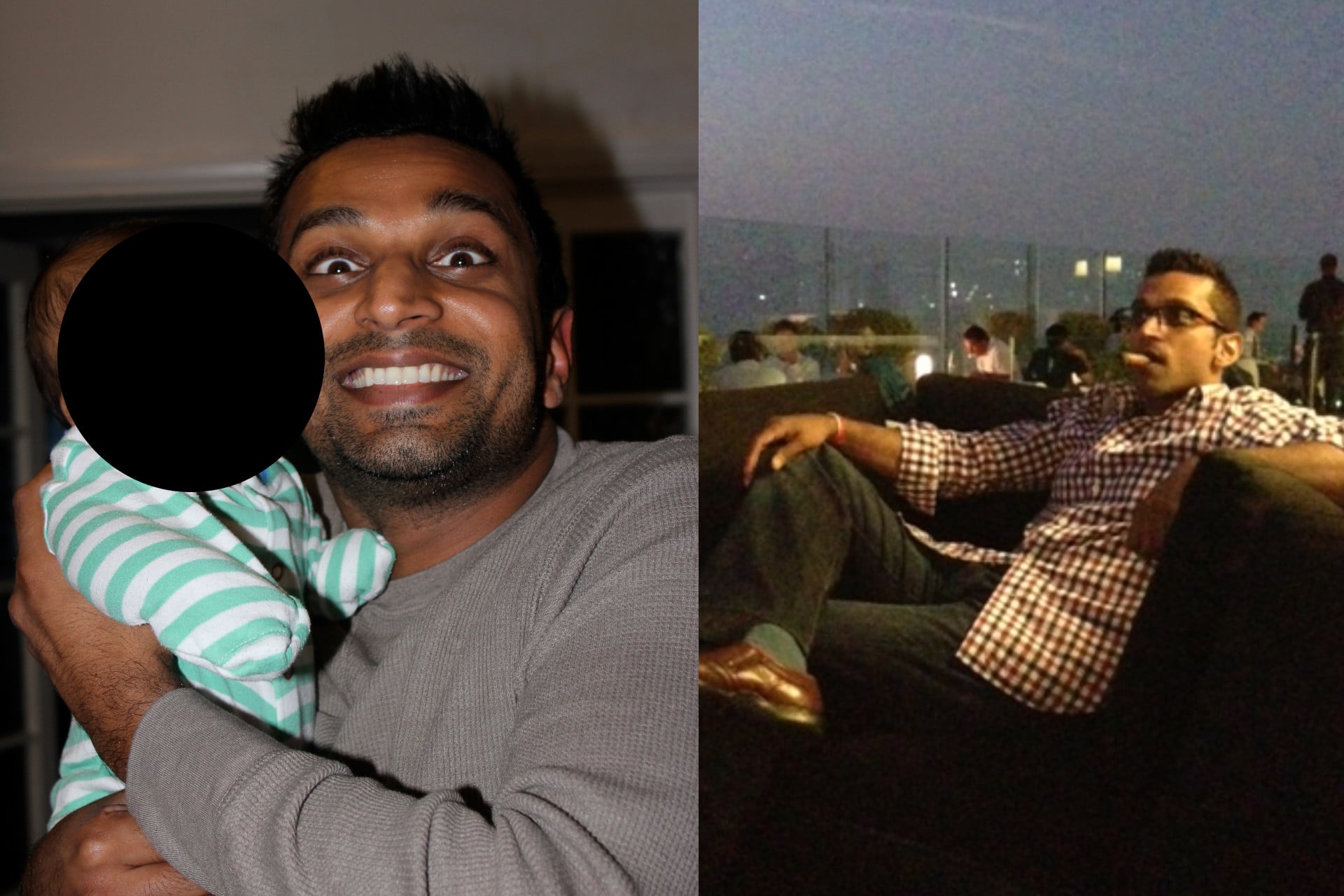 Photos released by the Iran-linked hacking group Handala, stolen from FBI Director Kash Patel's personal email account. 