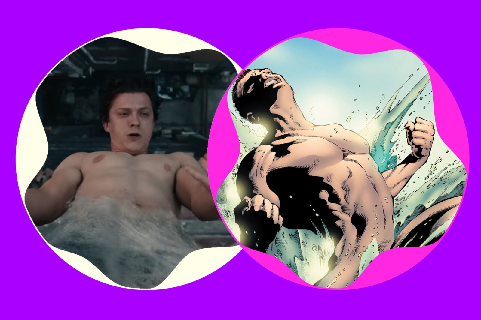 Man Collide Superman and Spider-Man Collide in the First Looks at DC and Marvel's ...