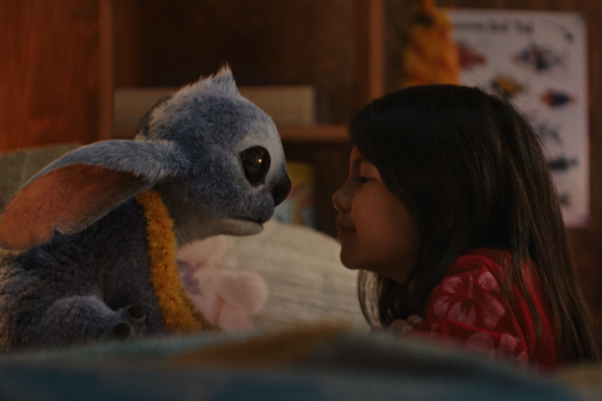 Stitch and Maia Kealoha as Lilo in the live-action 'Lilo & Stitch.'