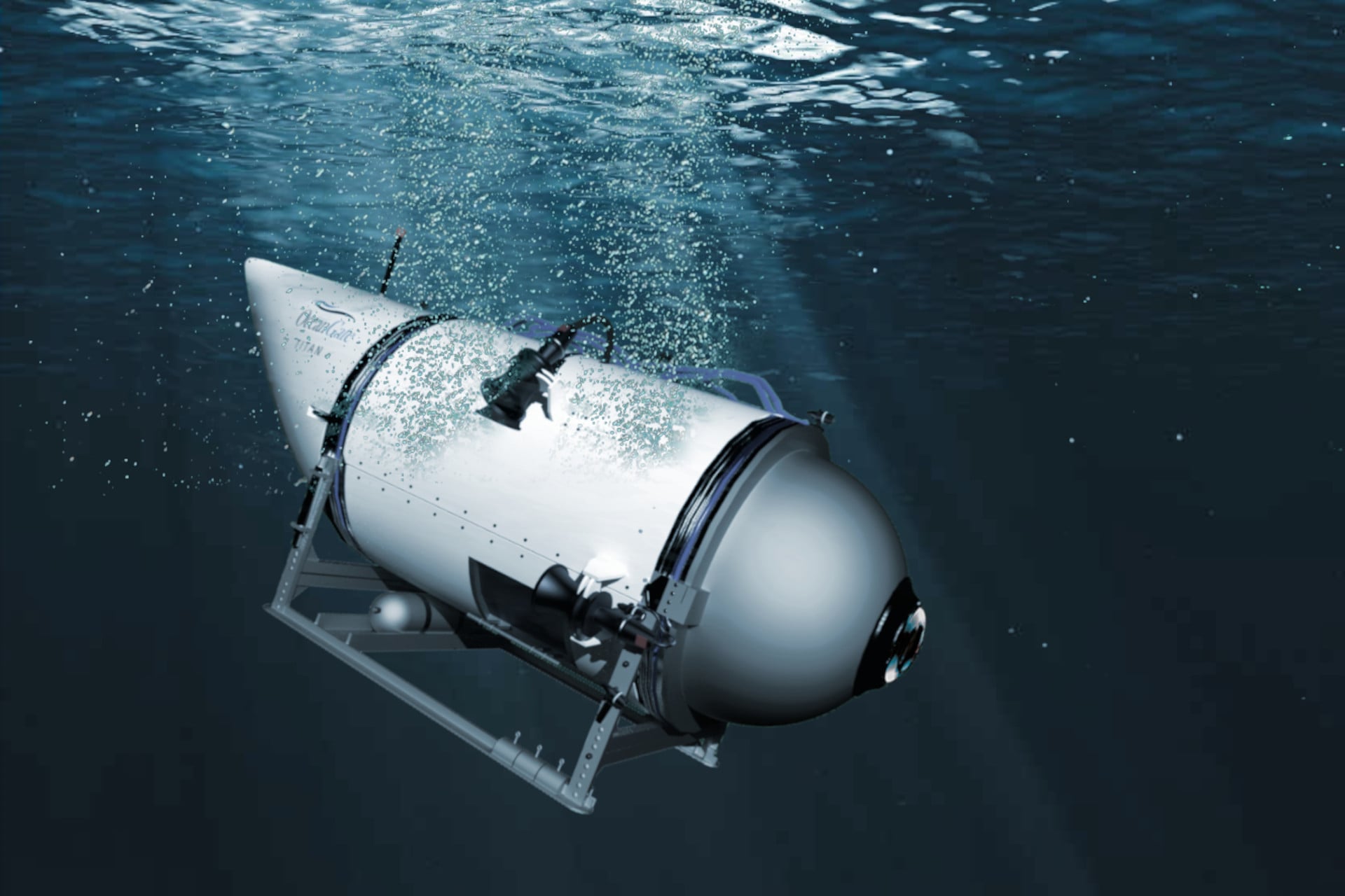3D Model of the OceanGate submersible "Titan"