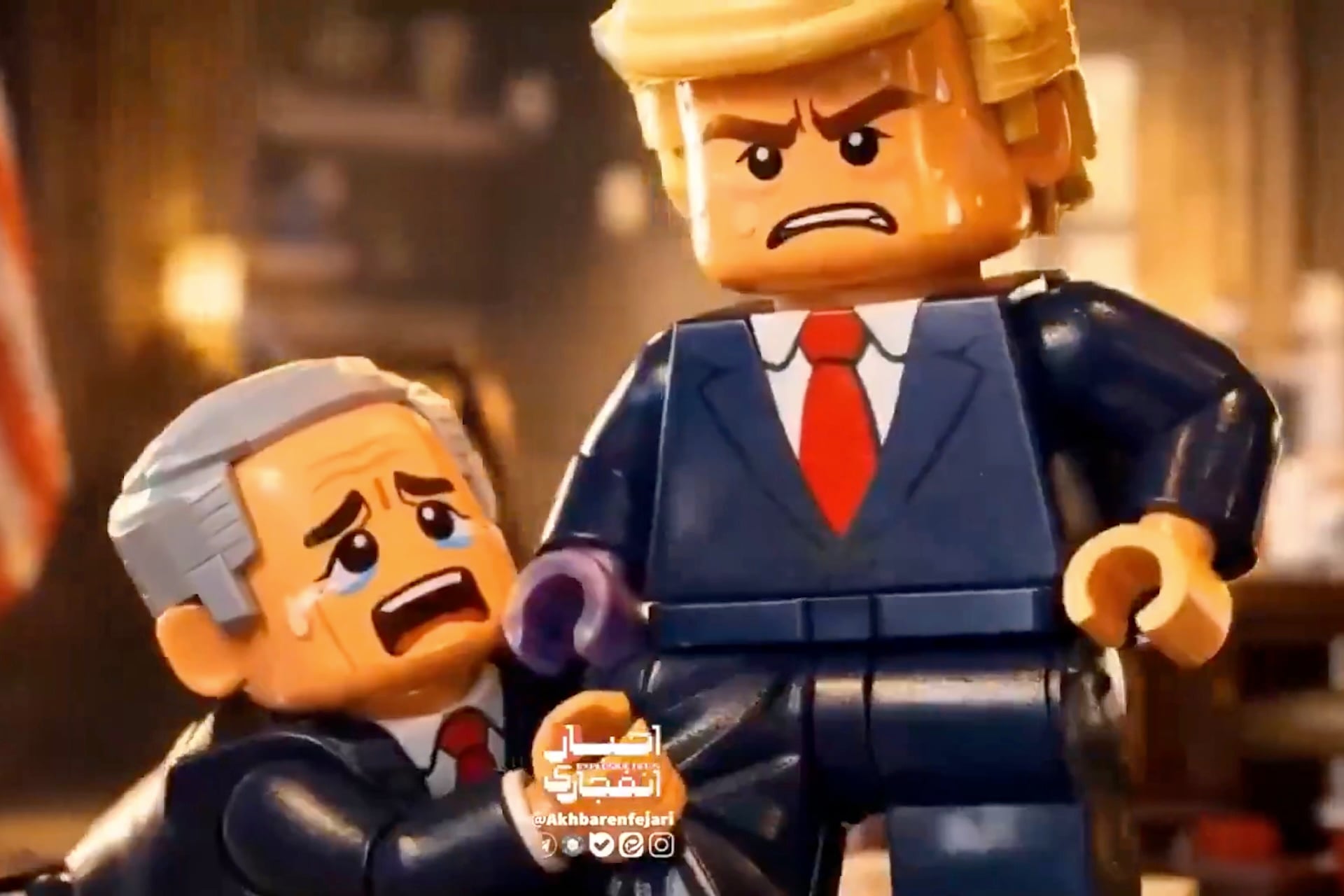 The U.S. and Iran exchanged dueling propaganda on social media this week, with the White House launching a new live stream app and Iranian propagandists posting AI-generated videos of Trump and Netanyahu as Lego characters.