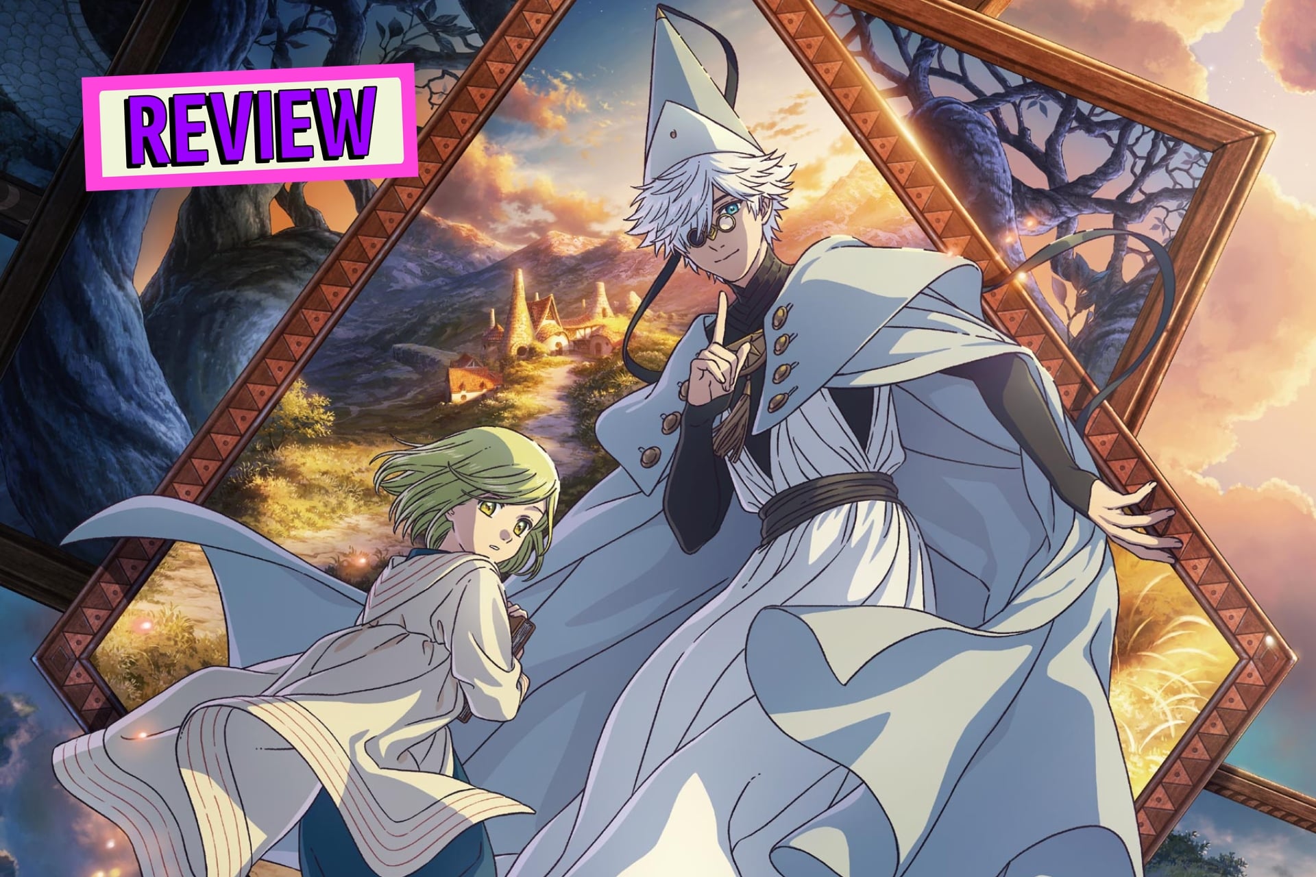 Witch Hat Atelier key visual of Coco and Qifrey.