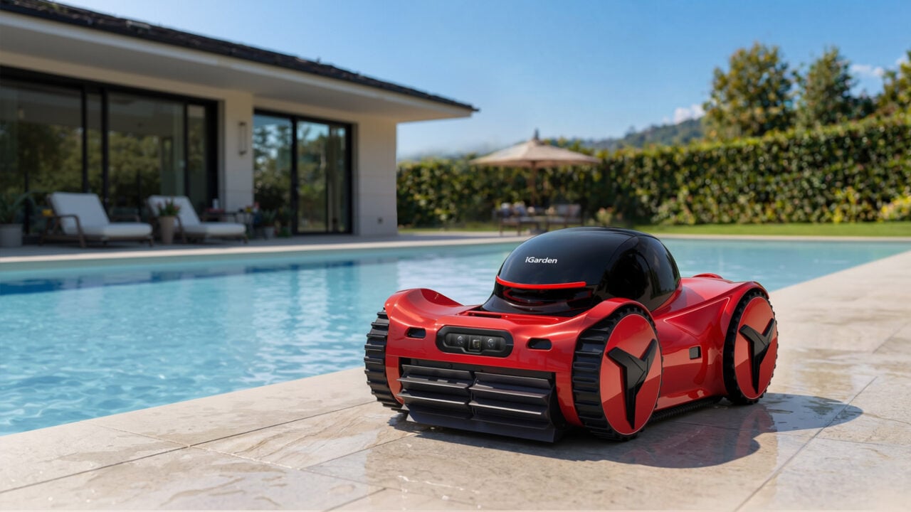 The iGarden Pool Cleaner M1-AI Series is a smart, AI-powered robot offering hands-free, high-precision pool cleaning in as little as 20 minutes