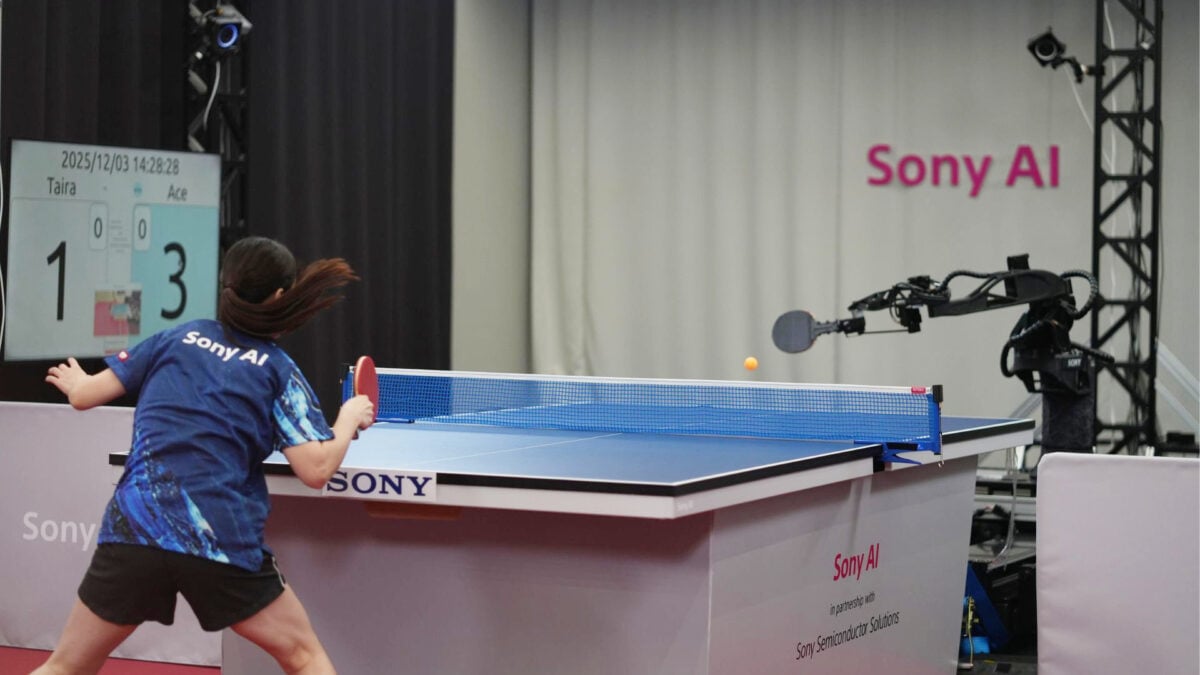 Sony Ace Robot Beats Elite Table Tennis Players