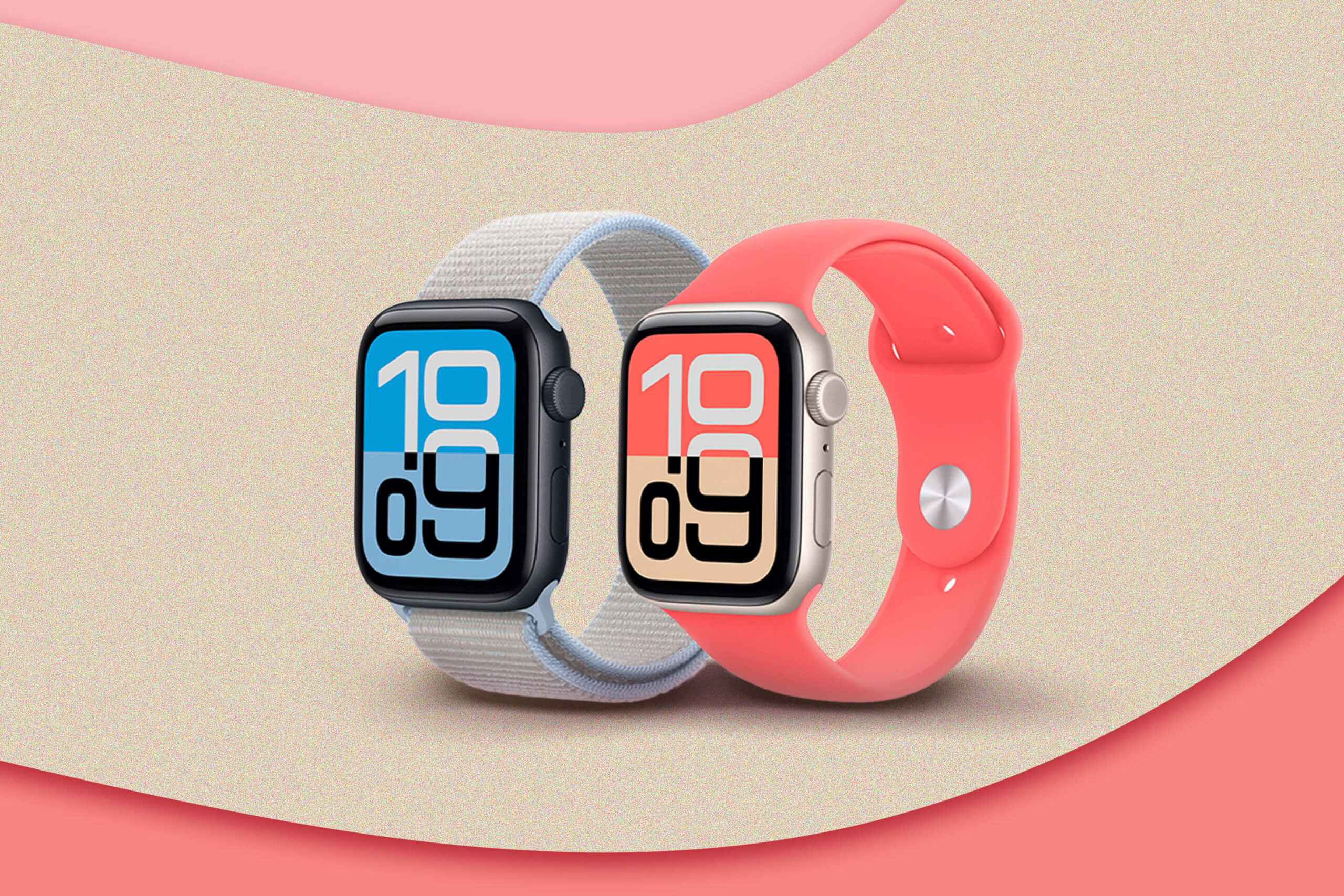 An illustration of the Apple Watch SE 3.