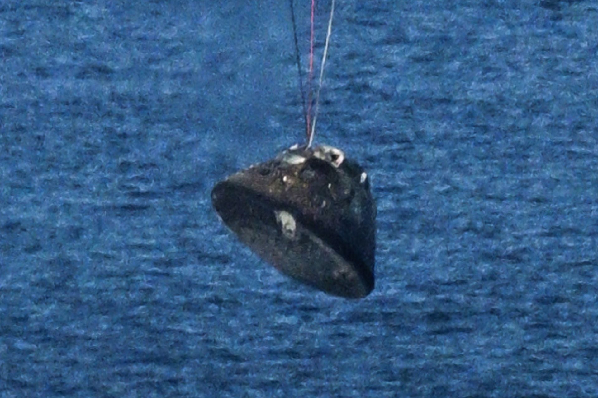 NASA's Orion spacecraft carrying Artemis 2 Commander Reid Wiseman, Pilot Victor Glover, and Mission Specialist Christina Koch from NASA, along with Mission Specialist Jeremy Hansen from the Canadian Space Agency, splashes down in the Pacific Ocean near San Diego, California, at 8:07 p.m. EDT on April 10, 2026