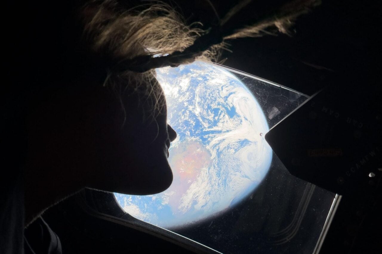 Artemis Ii Christina Koch Space Selfie with Earth in background