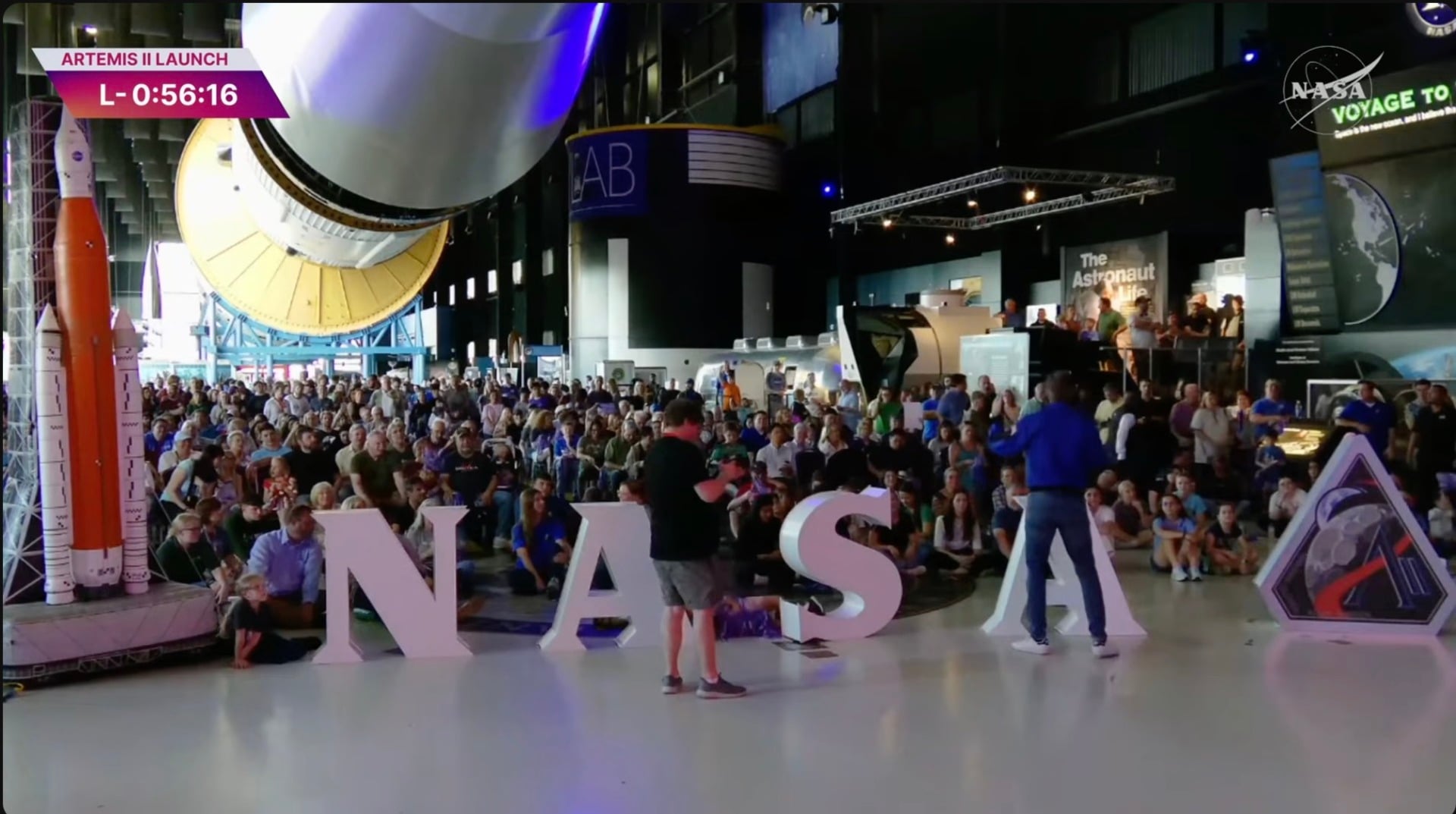 Artemis 2 spectators