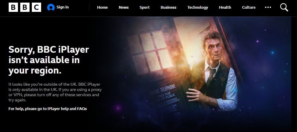 Bbc Iplayer Error