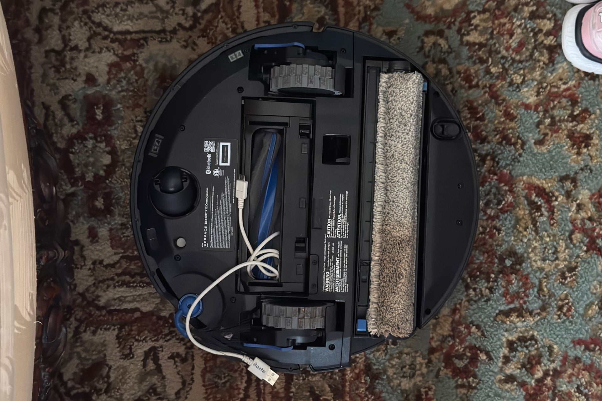 Deebot X12 Omnicycle Wrapped Cable