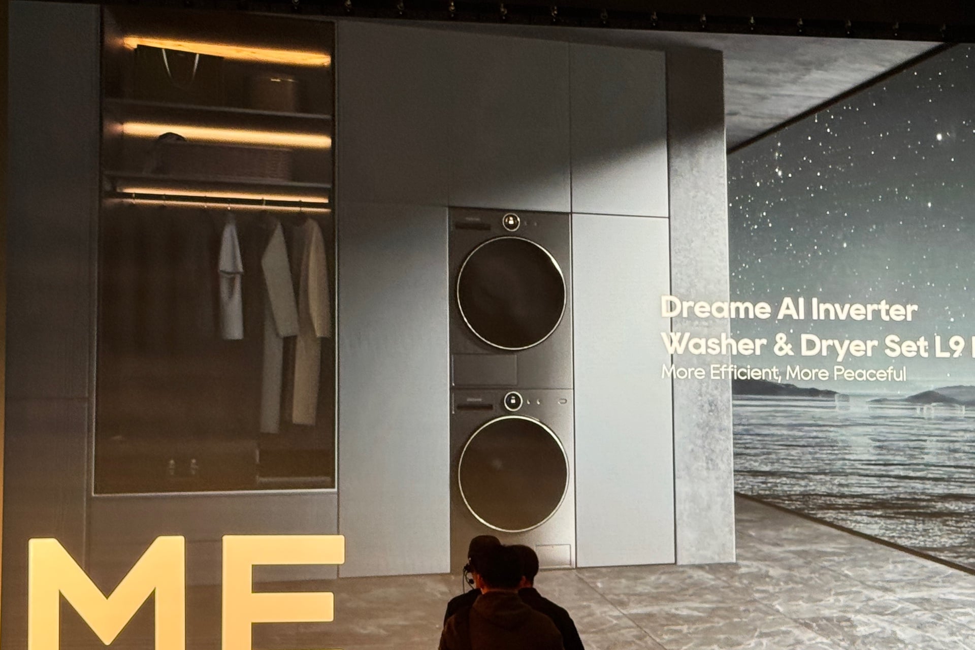 Dreame L9 Pro Impilato e incastonato nel muro.